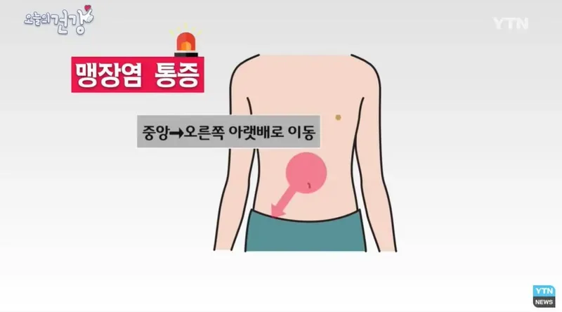 오른쪽 아랫배 통증 원인과 병원 가야 하는 신호 정리 4 충수염 초기 증상과 오른쪽 아랫배 통증