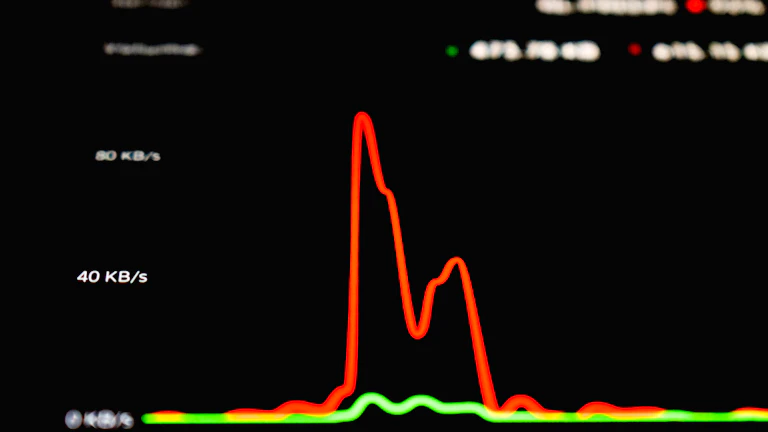 비트코인 거래소 입출금량 변화를 보여주는 차트