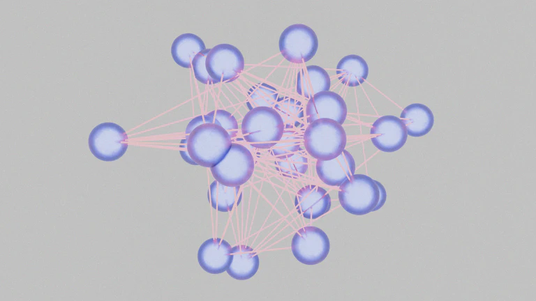 블록체인 네트워크를 시각화한 다이어그램