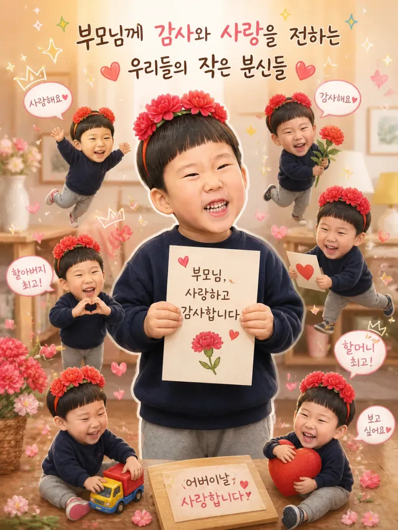 카네이션 프롬프트로 어버이날 감성 이미지 만드는 법 1