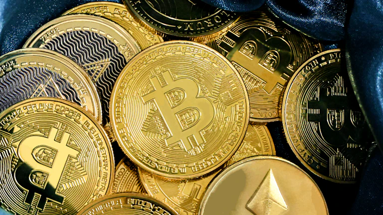 급락하는 암호화폐 차트