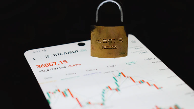 변동성이 큰 암호화폐 시장 차트