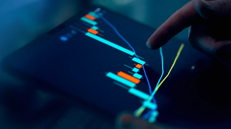 디지털 자산을 관리하는 대시보드 화면