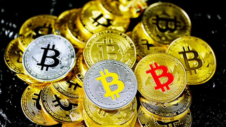 다양한 암호화폐 자산으로 구성된 투자 포트폴리오