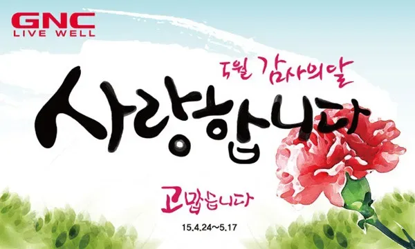파스텔 카네이션 엽서 디자인