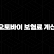 오토바이 보험료 계산 꿀팁 5가지(+ 보험료 계산기 & 견적 완벽 비교!) 14