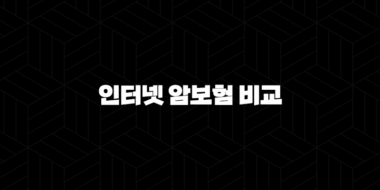 인터넷 암보험 비교(+ 2025년 나에게 맞는 최적의 상품 찾기) 29