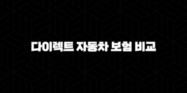 다이렉트 자동차 보험 비교(+ 2025년 최저가 견적 & 꿀팁 대방출) 25