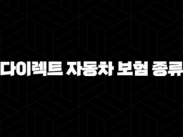 다이렉트 자동차 보험 종류 2025 - 장점, 단점, 비교, 추천까지 한번에 알아봐요! 25