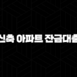 신축 아파트 잔금대출 분양 성공 가이드 : 5가지 핵심 자격 조건 및 신청 절차 29