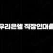 우리은행 직장인대출 자격 및 조건 7가지 총정리 (2024년) 17