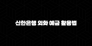 신한은행 외화 예금 활용법 5가지 : 달러 투자로 똑똑하게 수익 얻는 방법 25