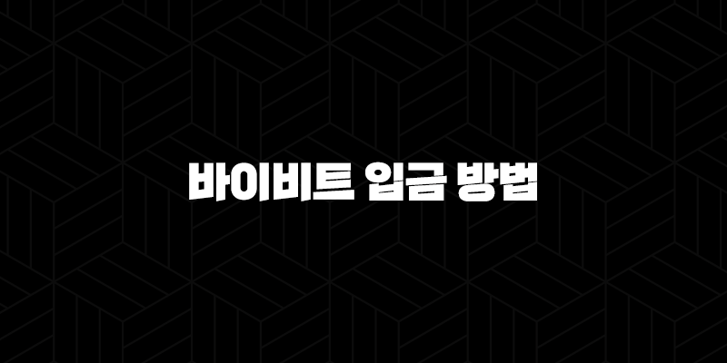 바이비트 입금 방법 2024 : 모든 수준의 트레이더를 위한 완벽 가이드 9