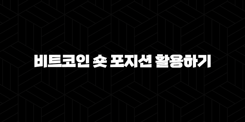 바이낸스에서 비트코인 숏 포지션 활용하기 : 초보자를 위한 완벽 가이드(2025년) 9