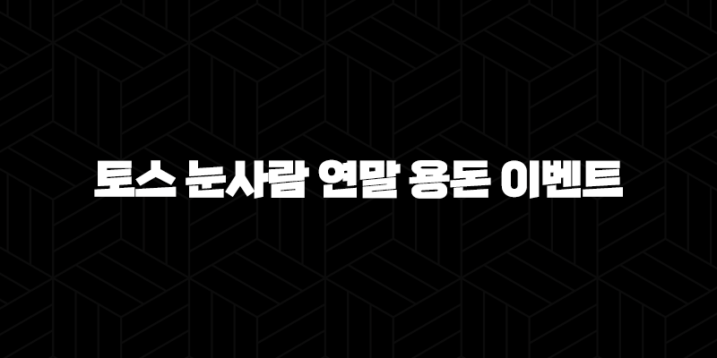 토스 눈사람 연말 용돈 이벤트 - 포인트 적립과 현금화의 모든 것(2024년) 132