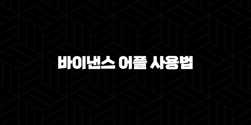 바이낸스 어플 사용법 완벽 정리(+ 10가지 핵심 기능 마스터하기) 87