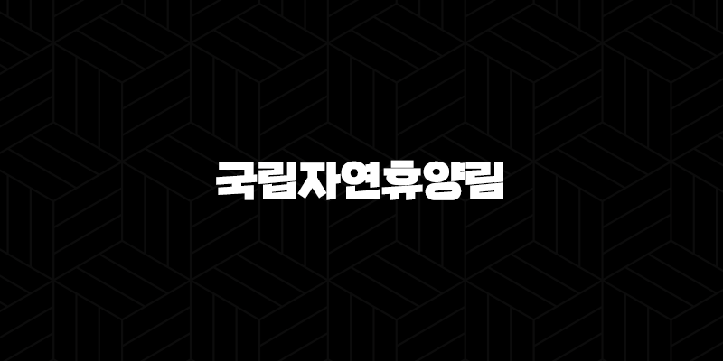 국립자연휴양림 예약방법 완벽 가이드 숲나들이e 경쟁률 뚫는 꿀팁 11