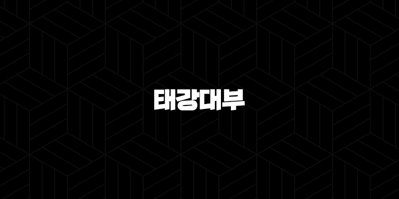 태강대부 후기 2025 최신 정보 자격 조건 및 부결 시 대안 총정리 183