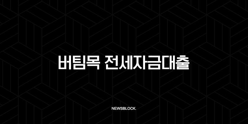 버팀목 전세자금대출 2025 최신 조건, 금리, 한도 및 후기 총정리 (청년, 신혼부부 필독) 101