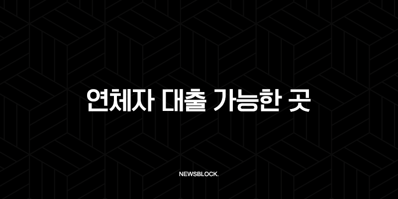 연체자 대출 가능한 곳 2025년 현실적인 대안 총정리 (정부지원, 후기) 59