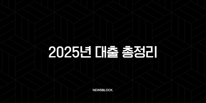 2025년 대출 총정리 한도 금리 조건 완벽 가이드 (정부지원, 비대면, 직장인) 23