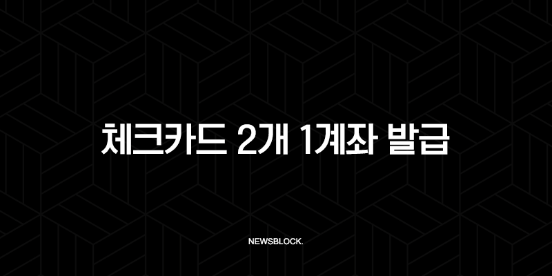 체크카드 2개 1계좌 발급, 현명한 소비를 위한 필수 조건과 활용 꿀팁 총정리 9