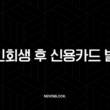 개인회생 후 신용카드 발급, 막막했던 신용 회복의 첫걸음 완벽 가이드 1