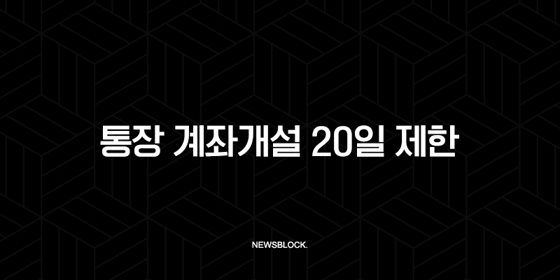 통장 계좌개설 20일 제한 확인 방법과 해제일 조회 총정리 10 통장 계좌개설 20일 제한 확인 방법과 해제일 조회 총정리 9