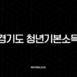 경기도 청년기본소득 4분기 신청, 놓치면 100만원 손해! 자격 조건, 방법, 사용처 완벽 총정리 1