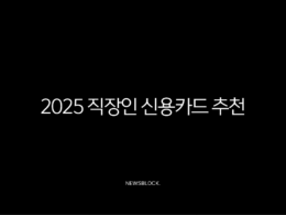 2025 직장인 신용카드 추천 TOP 5, 혜택 총정리 (교통비, 점심값, 통신비 할인) 31