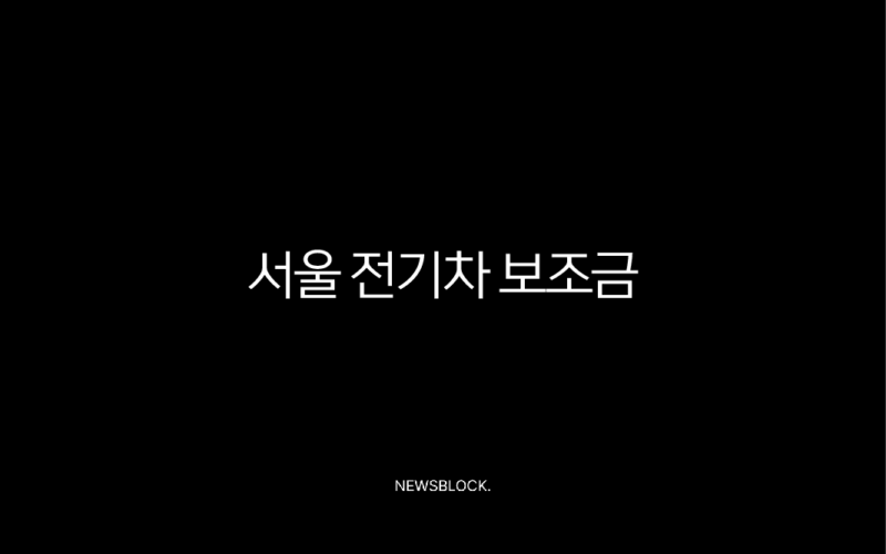 서울 전기차 보조금 2025년 하반기 신청 방법 및 확대 혜택 총정리 9
