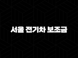 서울 전기차 보조금 2025년 하반기 신청 방법 및 확대 혜택 총정리 23