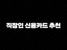 2025 직장인 신용카드 추천 TOP 5, 혜택 총정리 (교통비, 점심값, 통신비 할인) 25