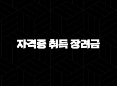 자격증 취득 장려금 2025년 신청 방법, 지자체 및 국비지원 총정리 27