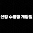 한강 수영장 개장일 2025 완벽 가이드 | 입장료, 준비물, 야간개장 꿀팁 총정리 15
