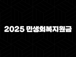 2025 민생회복지원금 신청방법 사용처 지급대상 총정리 누구나 받을 수 있나요 27