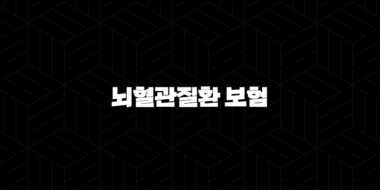 뇌혈관질환 보험 가입, 보장 범위부터 꼼꼼히 따져봐야 하는 이유 25