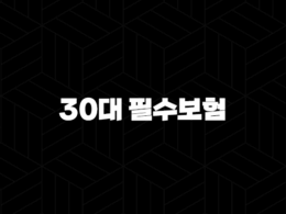 30대 필수보험 완벽 가이드 미래를 위한 현명한 선택 31