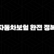자동차보험 완전 정복 사고 보장부터 보험료 할인 꿀팁까지 15
