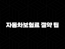 자동차보험 현명하게 가입하는 방법과 보험료 절약 꿀팁 23