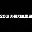 20대 자동차보험료(+ 첫차 구매 시 반드시 알아야 할 절약 꿀팁 총정리) 15
