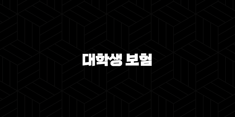 대학생 보험 현명하게 고르는 법(+ 20대 미래를 위한 필수 준비물) 10 대학생 보험 현명하게 고르는 법(+ 20대 미래를 위한 필수 준비물) 9