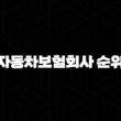 자동차보험회사 순위 - 나에게 맞는 곳 제대로 찾는 방법 15