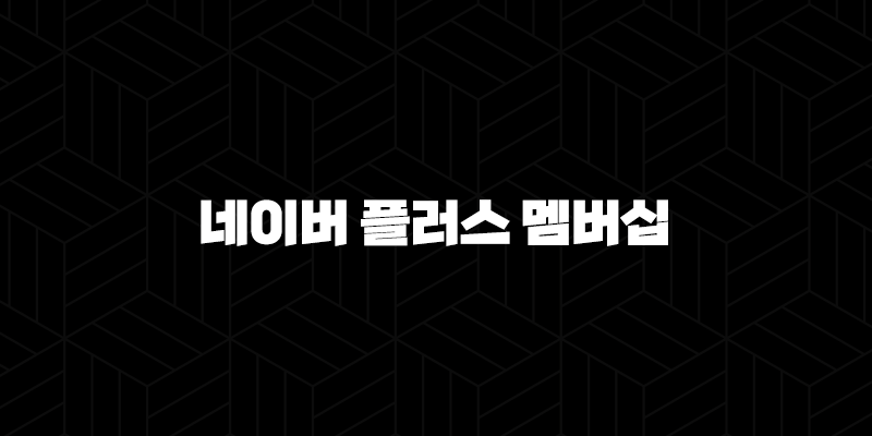 네이버 플러스 멤버십 가격 - 합리적인 구독 생활의 시작 32