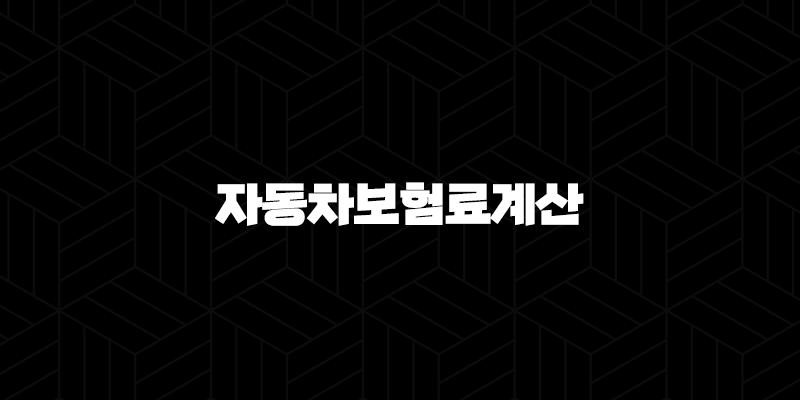 자동차보험료계산 - 절약하고 현명하게 가입하는 방법 꿀팁 10 자동차보험료계산 - 절약하고 현명하게 가입하는 방법 꿀팁 9