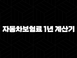 자동차보험료 1년 계산기 - 내 차 보험료 쉽고 정확하게 확인하는 방법! 32