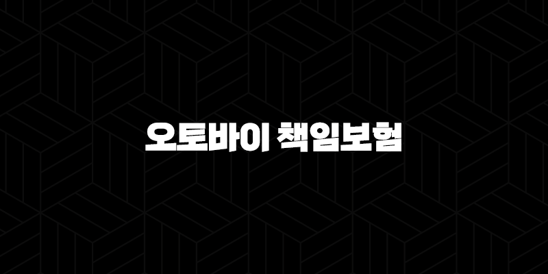 오토바이 책임보험 - 필수 가입 정보, 보장 내용, 미가입 시 불이익까지 꼼꼼히 살펴봐요! 10 오토바이 책임보험 - 필수 가입 정보, 보장 내용, 미가입 시 불이익까지 꼼꼼히 살펴봐요! 9