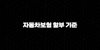 자동차보험 할부 기준(+ 보험료 납입 부담 줄이는 방법) 29