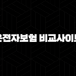 운전자보험 비교사이트 - 나에게 맞는 운전자보험 찾는 방법 13