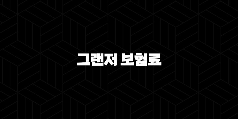 그랜저 보험료(+ 어떻게 하면 더 합리적일까요?) 10 그랜저 보험료(+ 어떻게 하면 더 합리적일까요?) 9